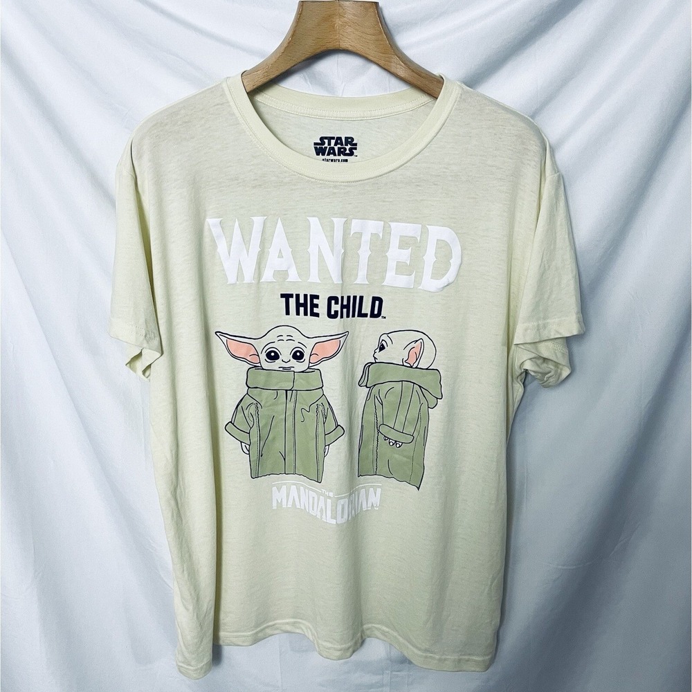 Star Wars Shirt 3XL Women's Grogu The Child Wanted The Mandalorian Graphic